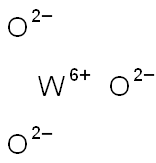 TUNGSTEN OXIDE, 99.99% (METALS BASIS) Struktur