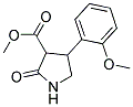 3-METHOXYCARBONYL-4-(2`-METHOXYPHENYL)-2-PYRROLIDINONE Struktur