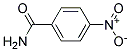 PARA NITRO BENZAMIDE Struktur