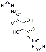 Sodium D-tartrate dihydrate Struktur