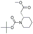 (S)-1-Boc-2-piperidineacetic acid methyl ester Struktur