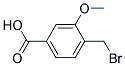 3-Methoxy-4-(bromomethyl)benzoic acid Struktur