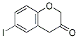 6-Iodo-3-chromanone Struktur