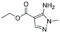 5-Amino-4-Ethoxycarbonyl-1-Methyl-Pyrazole Struktur