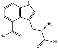 4-Carboxy-L-tryptophan Struktur