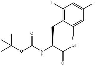 Boc-2,4,6-Trifluoro-L-Phenylalanine Struktur