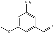 3-Amino-5-methoxybenzaldehyde Struktur