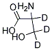 DL-SERINE (2,3,3-D3, 98%) Struktur