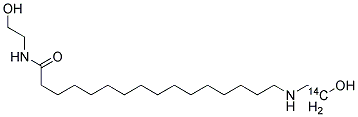 PALMITOYL ETHANOLAMIDE, [ETHANOLAMINE 1-14C] Struktur