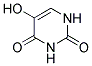 5-HYDROXYURACIL (13C4, 99%, 15N2, 98%) Struktur