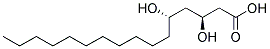 (3S,5S)-3,5-DIHYDROXY-HEXADECANOIC ACID Struktur