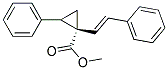 (R)-2-PHENYL-1-((E)-STYRYL)-CYCLOPROPANECARBOXYLIC ACID METHYL ESTER Struktur