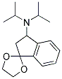 3-(N,N-DIISOPROPYLAMINO)-1,1-(ETHYLENEDIOXY)INDAN Struktur