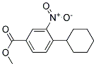 4-CYCLOHEXYL-3-NITRO-BENZOIC ACID METHYL ESTER Struktur