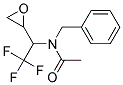 N-BENZYL-N-(2,2,2-TRIFLUORO-1-OXIRANYL-ETHYL)-ACETAMIDE Struktur