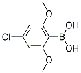 4-CHLORO-2,6-DIMETHXOYPHENYLBORONIC ACID Struktur