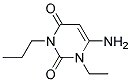 6-AMINO-1-ETHYL-3-PROPYL-1H-PYRIMIDINE-2,4-DIONE Struktur