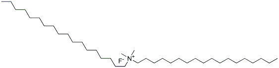 Dioctadecyl dimethyl ammonium fluoride Struktur