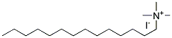Tetradecyl trimethyl ammonium iodide Struktur