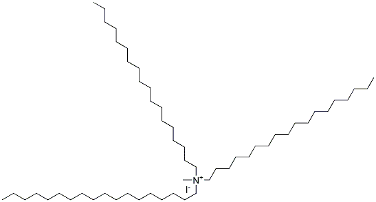 Trioctadecyl methyl ammonium iodide Struktur