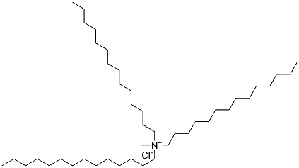 Tritetradecyl methyl ammonium chloride Struktur