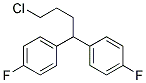 4,4-Di(4-fluorophenyl)-1-chlorobutane Struktur