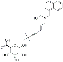 HYDROXY TERBINAFINE GLUCURONIDE Struktur