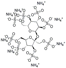 SUCROSE OCTASULFATE, AMMONIUM SALT Struktur