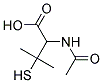 N-ACETYL-DL-PENICILLAMINE CRYSTALLINE Struktur