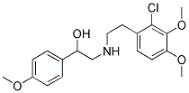 N-[2-HYDROXY-2-(4-METHOXYPHENYL)ETHYL]-2-(2-CHLORO-3,4-DIMETHOXYPHENYL)ETHYLAMINE(FOR FENOLDOPAM) Struktur