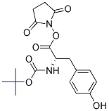 N-BOC-L-TYROSINE N-HYDROXYSUCCINIMIDE ESTER Struktur