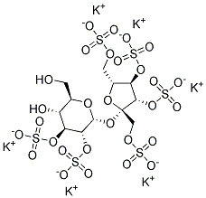 SUCROSE HEXASULFATE, POTASSIUM SALT, TECHNICAL GR Struktur