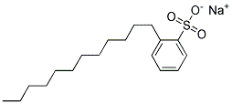 N-DODECYLBENZENESULFONIC ACID SODIUM SALT Struktur