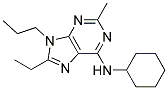 N-CYCLOHEXYL-8-ETHYL-2-METHYL-9-PROPYL-9H-PURIN-6-AMINE Struktur