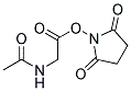 N-ACETYL-GLYCINE N-HYDROXYSUCCINIMIDE ESTER Struktur