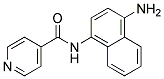 N-(4-AMINO-1-NAPHTHALENYL)-4-PYRIDINECARBOXAMIDE Struktur