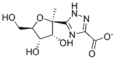 METHYL-BETA-D-RIBOFURANOSYL-1,2,4-TRIAZOLE-3-CARBOXYLATE Struktur