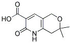 7,7-DIMETHYL-2-OXO-1,5,7,8-TETRAHYDRO-2H-PYRANO-[4,3-B]PYRIDINE-3-CARBOXYLIC ACID Struktur