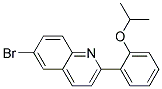 6-BROMO-2-(2-ISOPROPOXY-PHENYL)-QUINOLINE- Struktur