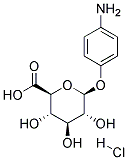 4-AMINOPHENYL B-D-GLUCURONIDE HYDROCHLORIDE Struktur