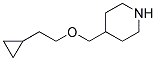 4-[(2-CYCLOPROPYLETHOXY)METHYL]PIPERIDINE Struktur