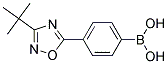 4-(3-TERT-BUTYL-1,2,4-OXADIAZOL-5-YL)PHENYLBORONIC ACID Struktur