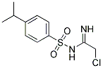 N1-(2-CHLOROETHANIMIDOYL)-4-ISOPROPYLBENZENE-1-SULFONAMIDE, TECH Struktur