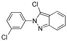 3-CHLORO-2-(3-CHLOROPHENYL)-2H-INDAZOLE, TECH Struktur