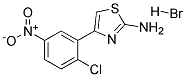 4-(2-CHLORO-5-NITROPHENYL)-1,3-THIAZOL-2-AMINE HYDROBROMIDE, TECH Struktur