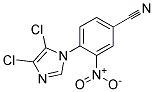 4-(4,5-DICHLORO-1H-IMIDAZOL-1-YL)-3-NITROBENZONITRILE, TECH Struktur