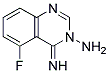 5-FLUORO-4-IMINOQUINAZOLIN-3(4H)-AMINE, TECH Struktur