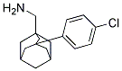 C-[3-(4-CHLOROPHENYL)ADAMANTAN-1-YL]METHYLAMINE Struktur