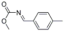 (4-METHYL-BENZYLIDENE)-CARBAMIC ACID METHYL ESTER Struktur
