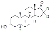 5B-ANDROSTAN-3A-OL-17-ONE-16,16-D2 Struktur